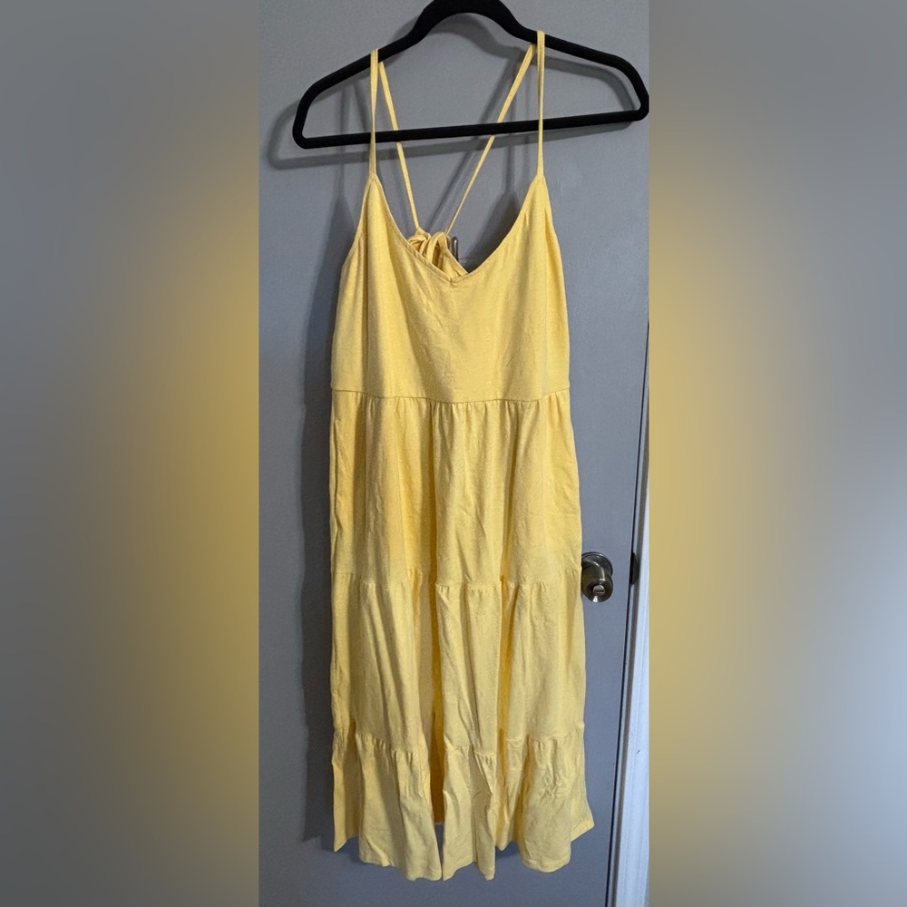 Yellow Old Navy Maxi Dress